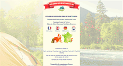 Desktop Screenshot of campings-alpes-de-haute-provence.com